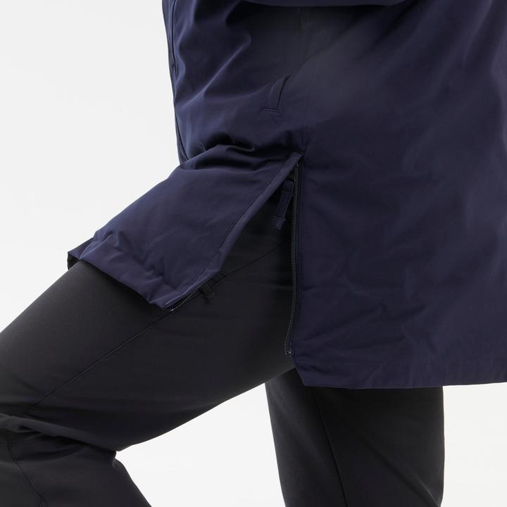 Produktbild Quechua Parka Winterjacke Herren warm bis -10 °C wasserdicht Winterwandern - SH500 blau (M)