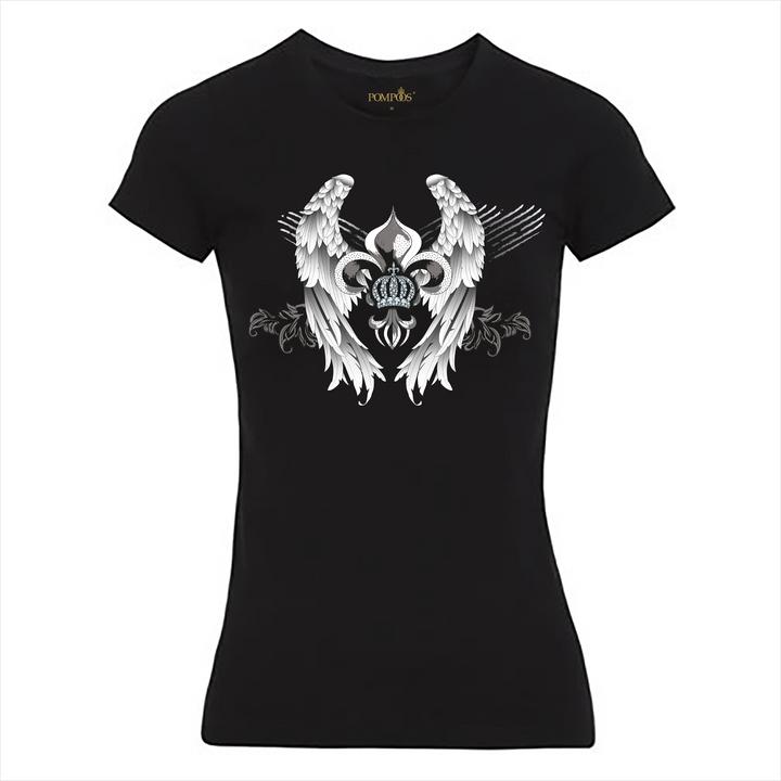 Produktbild Pompöös T-Shirt Damen "Wings" - limited Edition T-Shirt Damen - Grösse XL (XL)