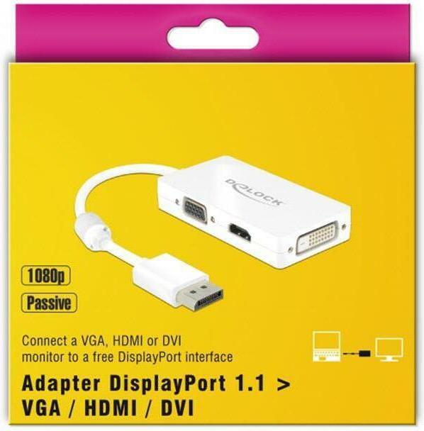 Immagine prodotto Delock DP a (VGA, HDMI, DVI, 16.16 cm)