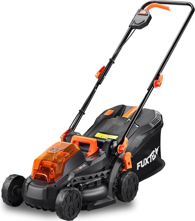 Actual product image Fuxtec 40V Battery Lawn Mower FX-E1RM20 SET with 2 x Battery 2Ah, Dual Charger 2.4A (Rechargeable battery operated)