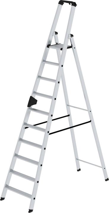 Produktbild Munk Stufen-Stehleiter einseitig begehbar 10 Stufen (Stehleiter, 8 cm)