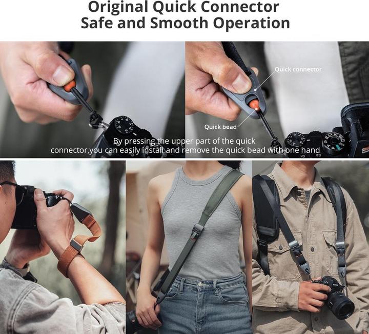Image du produit Pgytech Sangle d'épaule pour appareil photo(Night Black) (Sangle d'épaule)