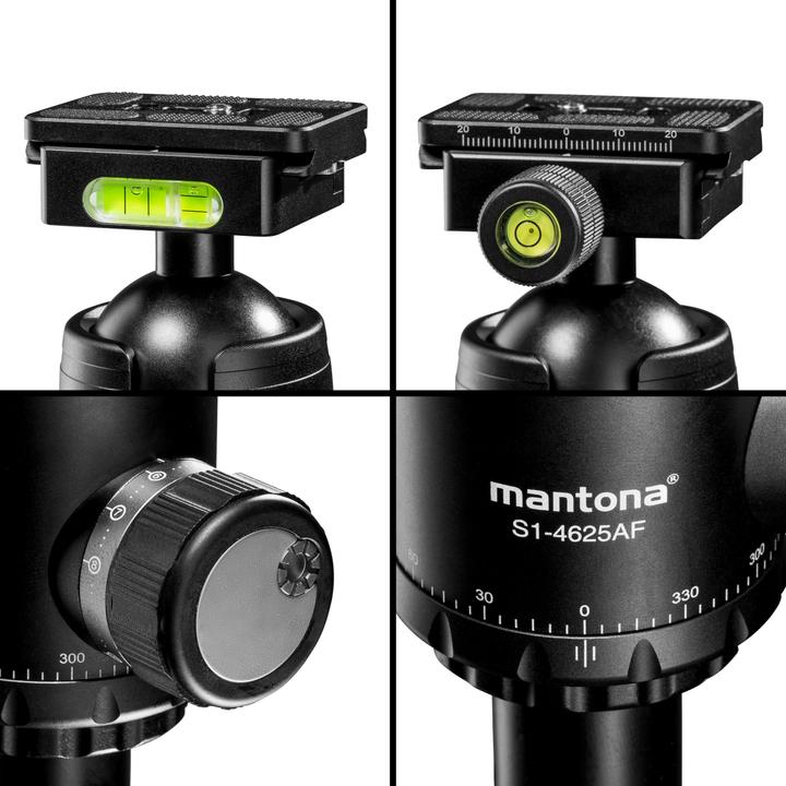 Produktbild mantona Fortress 46 Kugelkopf (S1-4625AF) (Kugelkopf)