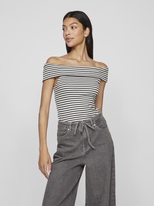 Image du produit Vila Top off shoulder rayé (XS)