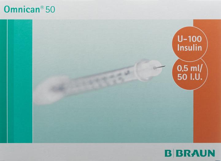 Immagine prodotto B.Braun Insulin 50 0.5ml 0.3x8mm G30 einz (Siringa di insulina)