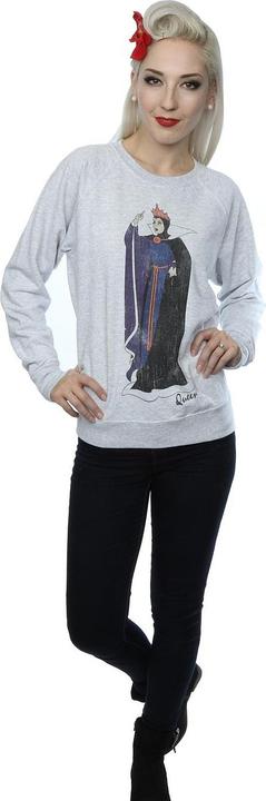 Actual product image Snow White Womens/Ladies Classic Evil Queen Heather Sweatshirt (XS)