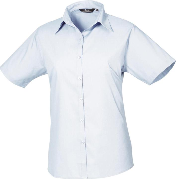 Premier Popeline Bluse mit kurzen Ärmeln (56)