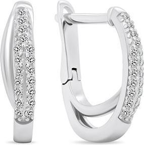 Produktbild Brilio Silver - Beautiful silver earrings with zircons EA539W