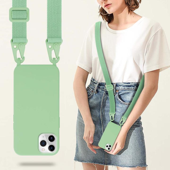 Actual product image Cadorabo TPU Cover Mobile Phone Chain Liquid (Apple iPhone 11 Pro Max)
