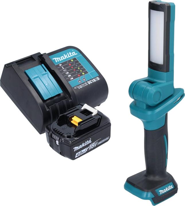 Immagine prodotto Makita DML 816 SM1 Faro da lavoro a batteria 18 V 100 - 500 lm LED + 1x batteria ricaricabile 4,0 Ah + (500 lm)