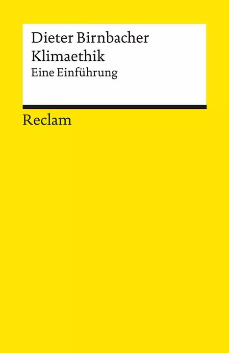 Produktbild Klimaethik (Deutsch, Dieter Birnbacher, 2022)
