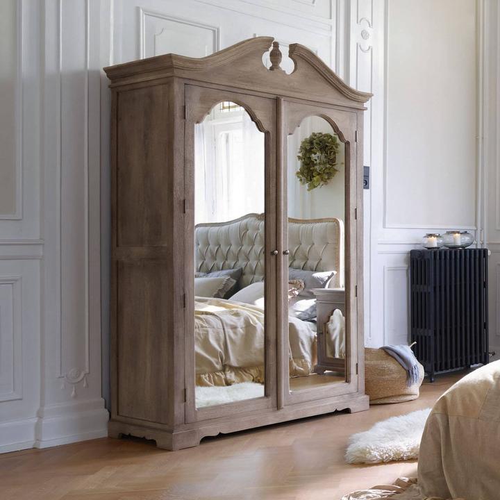 Produktbild Loberon Schrank Somerset antikbraun (120 x 58 x 200 cm)