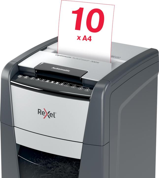 Actual product image Rexel Optimum AutoFeed+ 300X (Particle cut)