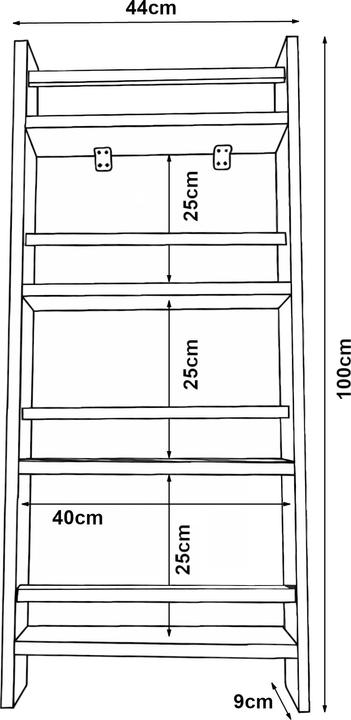 Actual product image En.Casa Miehikkälä wall shelf