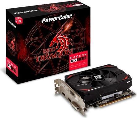 Produktbild Powercolor Dragon AXRX 550 4GBD5-HLE Grafikkarte AMD Radeon RX 550 GDDR5 (4 GB)