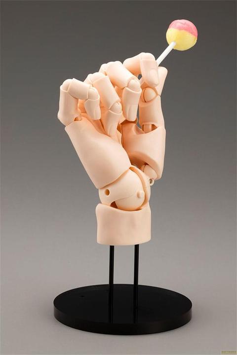 Actual product image Kotobukiya Takahiro Kagami PVC Artist Support Item Hand 1/1 Model/R Pale Orange 21 cm