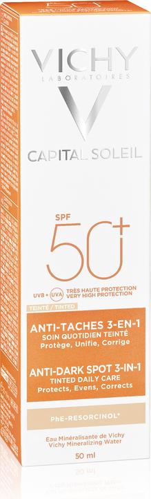 Produktbild Vichy Idéal Soleil Anti Pigmentflecken Gesichtscreme (Sonnencreme Gesicht, SPF 50+, 50 ml, 77 g)