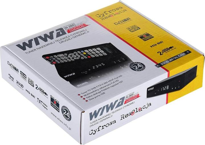 Produktbild Wiwa Tuner TV H.265 2790Z (DVB-T HEVC/H.265 MPEG-4 AVC/H.264) (1 GB, DVB-T, DVB-T2)