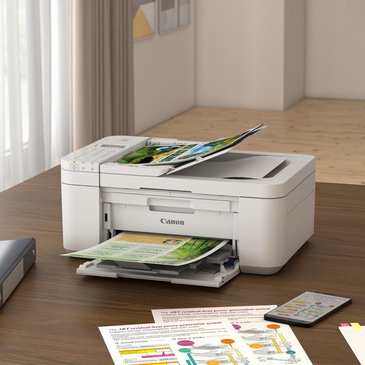 Actual product image Canon PIXMA TR4651 White (Ink, Colour)