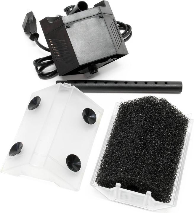 Immagine prodotto SunSun JP-094 Filtro interno acquario 650 l/h 7W filtro angolare XL pompa acquario fino a 80L (80 l, Filtri interni, Acqua dolce, Acqua salata)