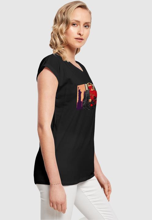 Produktbild Merchcode Laides Grand Red Girl Extended Shoulder Tee - 113369 (S)