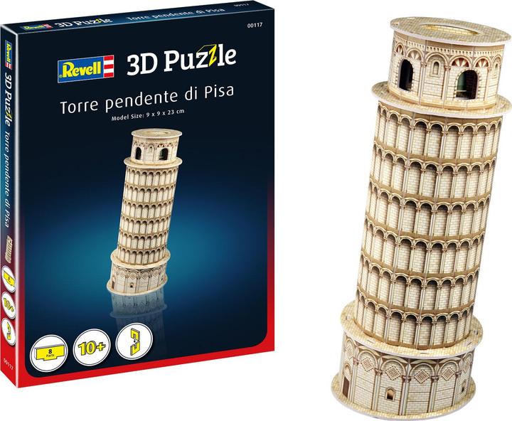 Actual product image Revell Mini slate tower of Pisa 00117 (8 pieces)