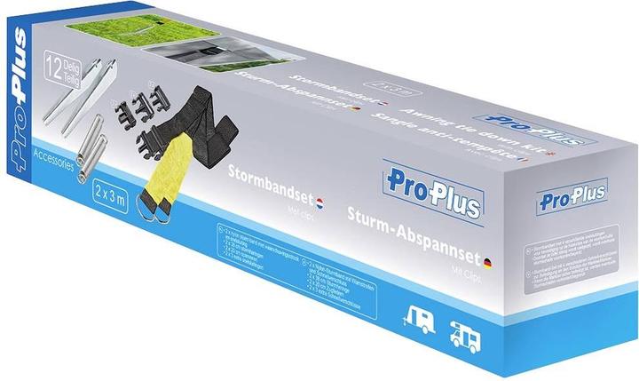 Image du produit ProPlus Kit de haubanage tempête 2x3M avec clips