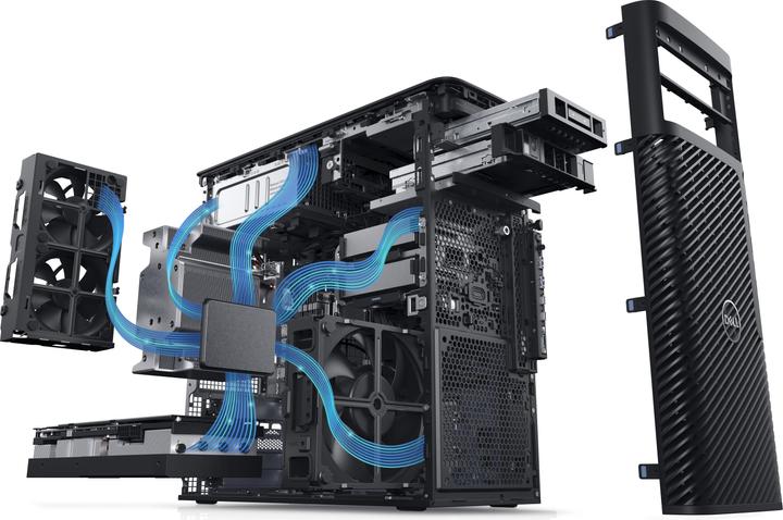 Actual product image Dell Precision 7865 Tower (AMD Ryzen ThreadRipper PRO 5945WX, 32 GB, 1000 GB, RTX A2000)