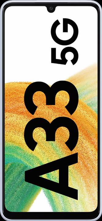 Actual product image Samsung Galaxy A33 5G (128 GB, Awesome Blue, 6.40", Dual SIM, 48 Mpx, 5G)