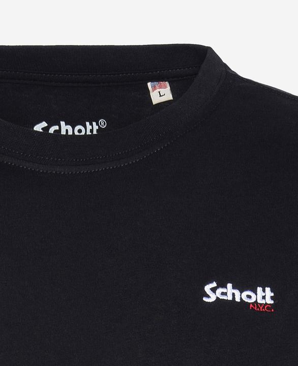 Produktbild Schott T-Shirt TSLOGOCASUAL Kurzarmshirt mit Front-Print (M)