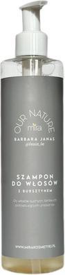 Actual product image Our Nature By Basia Hair Shampoo With Amber 300Ml (300 ml, Liquid shampoo)