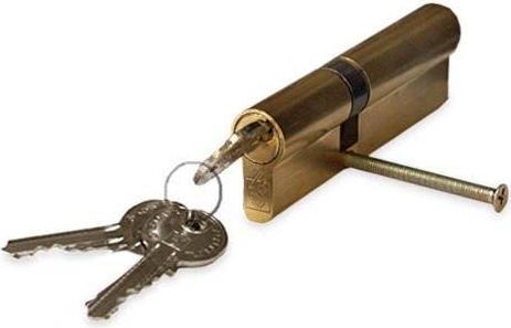 Haushalt CYLINDER LOCK 70MM 30X40 MM BRASS 5 KEYS