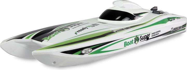 Actual product image Amewi Catamaran Jetboat Green Arrow Brushless 400 mm RTR