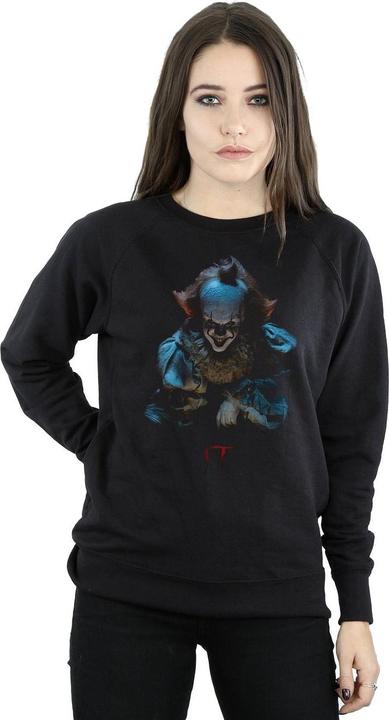 Actual product image Universal Textiles Womens/Ladies Pennywise Grin Cotton Sweatshirt (M)