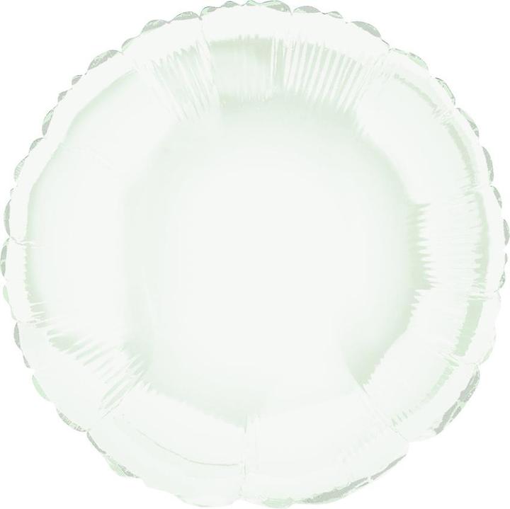 Actual product image Unique Foil balloon round white