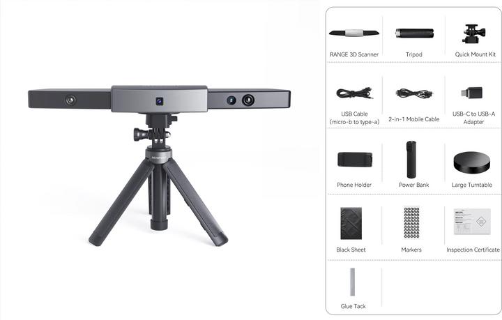 Produktbild Revopoint Range 3D Scanner - Premium Package