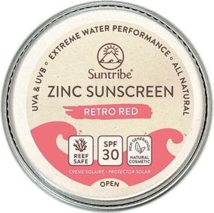 Image du produit Suntribe Protection solaire naturelle au zinc SPF 30 Face & Sport 15 g retro red (U) (Crème solaire visage, SPF 30)