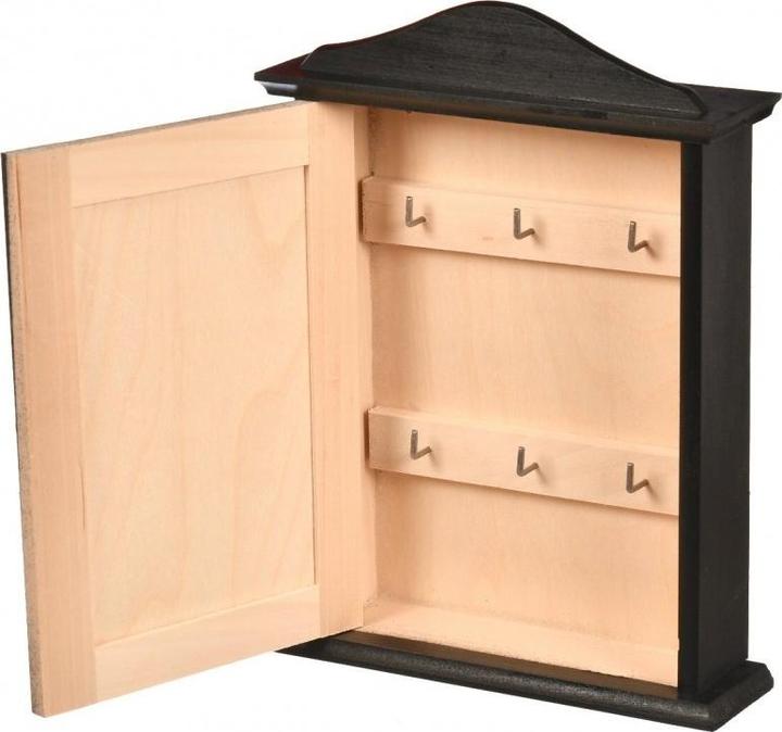 Immagine prodotto Holzecke Portachiavi in legno nero con incisione