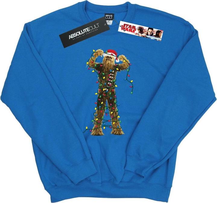Star Wars Chewbacca Christmas Lights Sweatshirt (M)