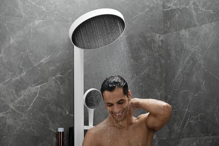 Produktbild hansgrohe Rainfinity Showerpipe 360 1jet Unterputz : Farbe - Matt White