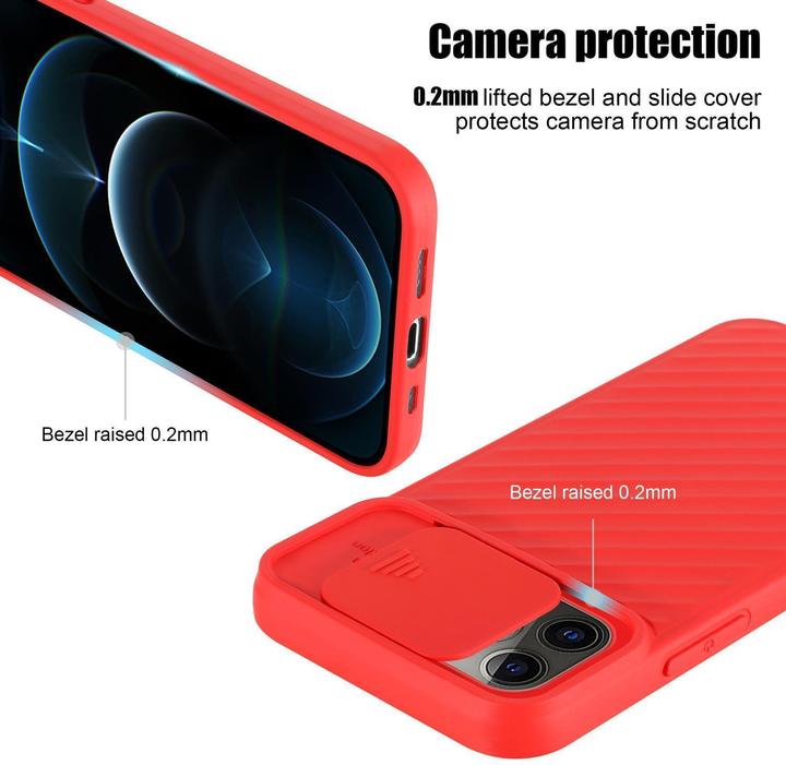 Produktbild Cadorabo TPU Cover mit Kamera Schutz (Apple iPhone 12, Realme 12 Pro+)