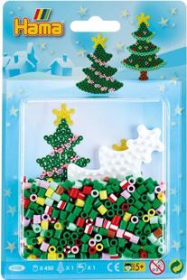 Actual product image Hama Iron-on beads midi ""Christmas tree"", in blister pack Diameter of iron-on bead midi: 5.0 mm, incl.
