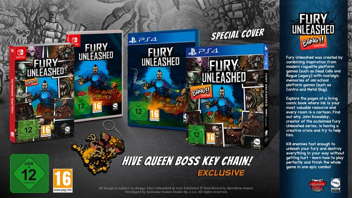 Actual product image Meridiem Games Fury Unleashed Bang!!! Edition (PS4, EN, FR)