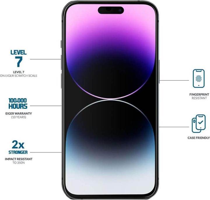Produktbild Eiger Clear Edge (1 Stück, Apple iPhone 15 Pro)