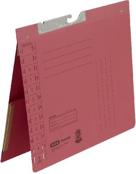 Produktbild Elba Pendelhefter mit Tasche, DIN A4, Manilakarton, rot (A4, 50 x)