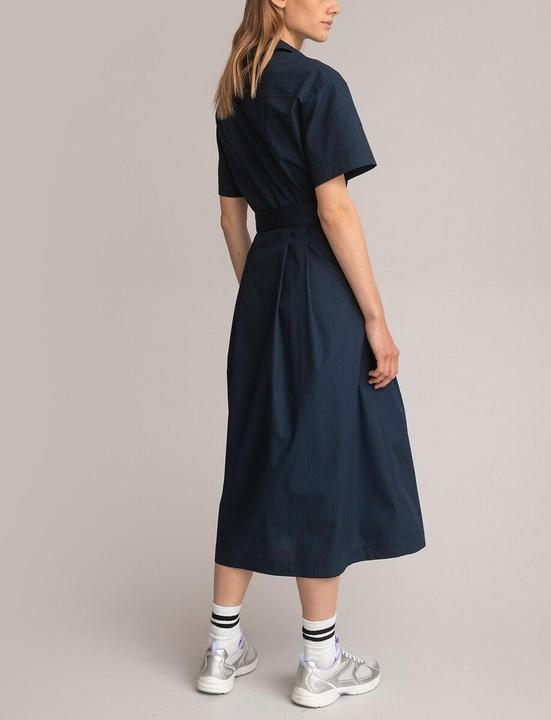 Image du produit La Redoute Collections Robe chemisier avec ceinture à nouer (48)