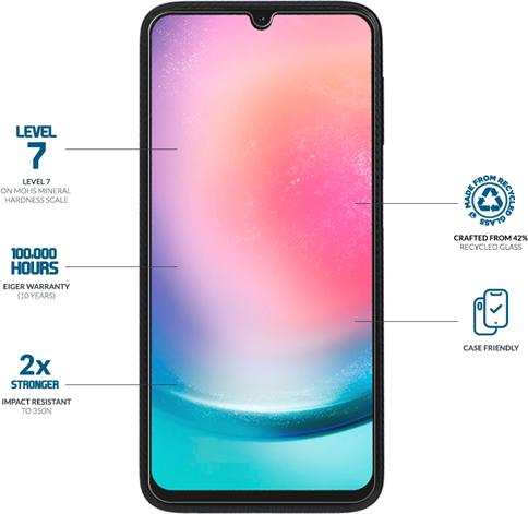 Image du produit Eiger Mountain Glass Clear (1 pièce(s), Samsung Galaxy A25 5G)
