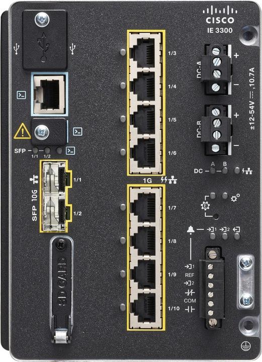 Actual product image Cisco CAT IE3300 WITH 8 GE COPPER AND (10 Ports)