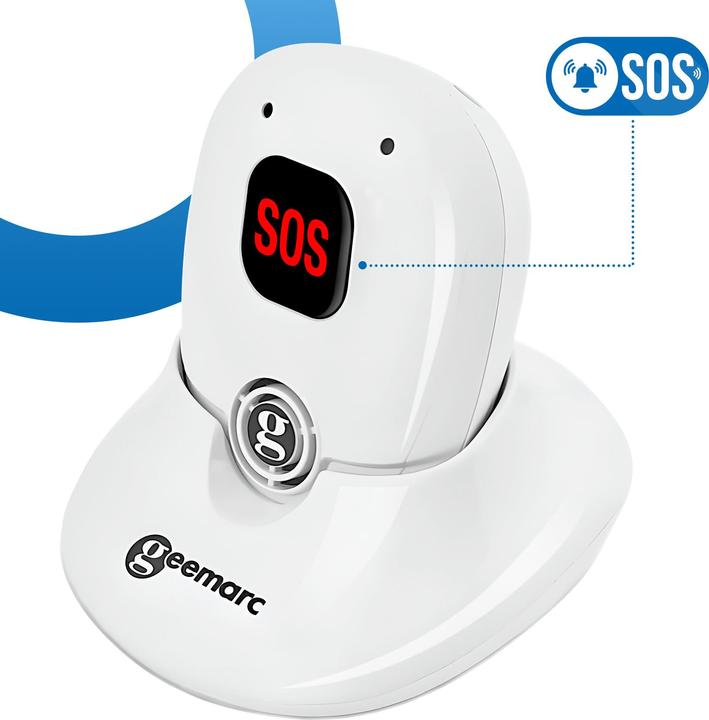 Actual product image Geemarc SOS-PRO 595 additional DECT emergency call pendant