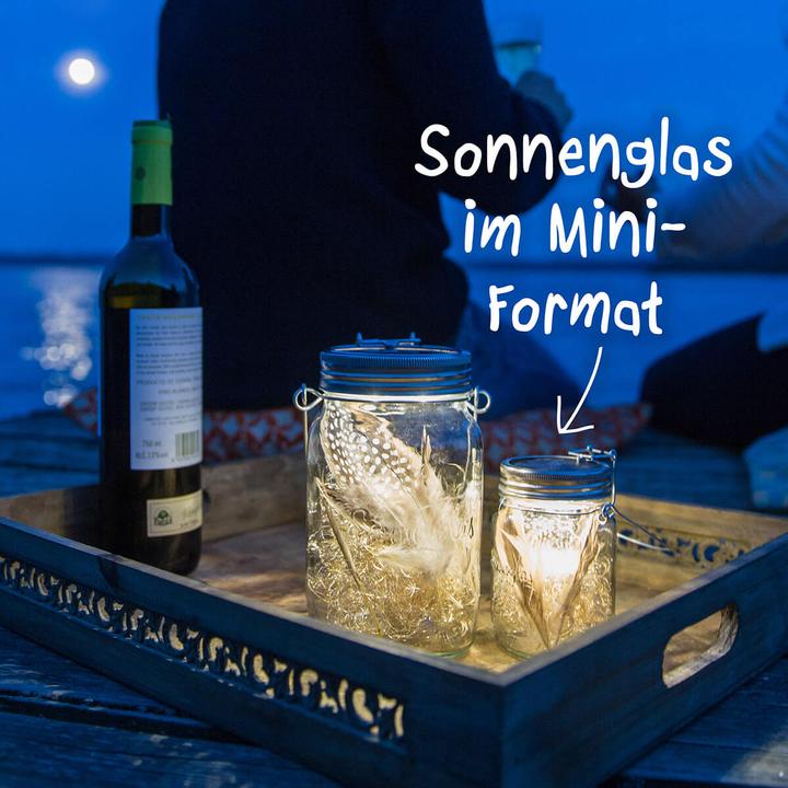 Image du produit Sonnenglas Lampe solaire dans un bocal (Ø 8,5 x 11 cm, 1 x)